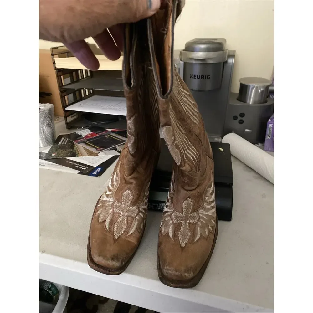 Hecho En Mexico Cowboy Boots 8 1/2